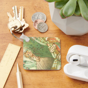 Chaveiro Princesa da Bela Adormecida, Conto de Fadas Vintag