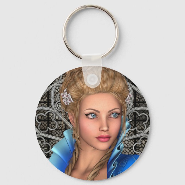 Chaveiro Princesa de Conto de Fadas (Frente)