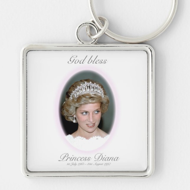 Chaveiro Princesa deus abençoe Diana (Frente)