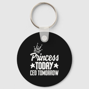 Chaveiro Princesa hoje CEO amanhã garota chefe empoderadora