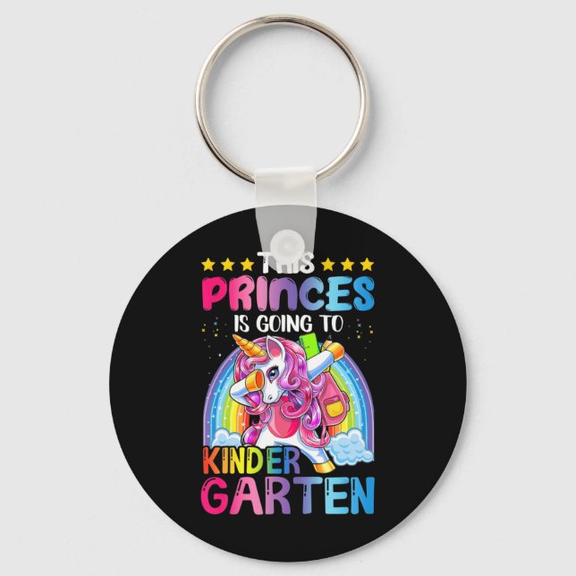 Chaveiro Princesa indo para o jardim de infância, presente  (Frente)