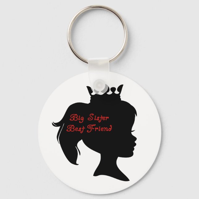 Chaveiro Princesa Irmã Melhor Amiga (Frente)