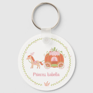 Chaveiro Princesa Laranja Carruagem de Abóbora Menina Perso