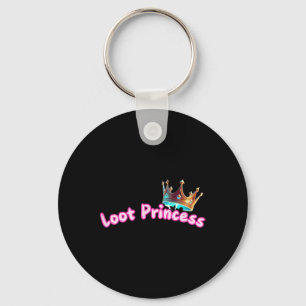 Chaveiro Princesa Loot Garota Gamer Divertida Fofa Confortá