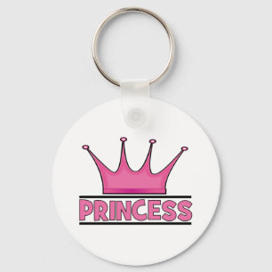 Chaveiro Princesa rosa personalizada