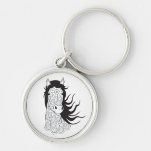 Chaveiro Princesa Vaqueira Cavalo Mandala Country Western