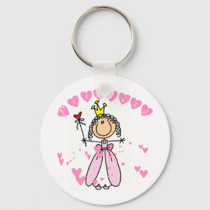Chaveiro Princesa Vara Figura Camiseta e presentes do