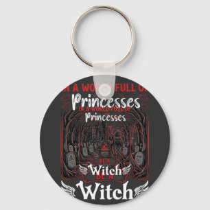 Chaveiro Princesas Seja Bruxa Halloween Castelo Caldeirão T