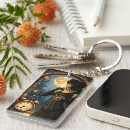 Chaveiro Princess of the Clocks – Keeper of Moonlit Hours.