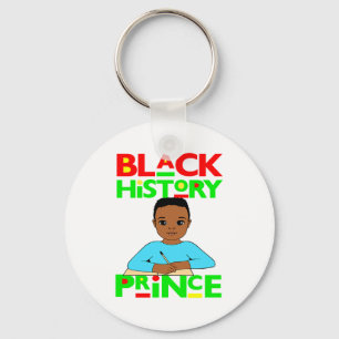 Chaveiro Príncipe da História Negra Menino Melanina Filho B