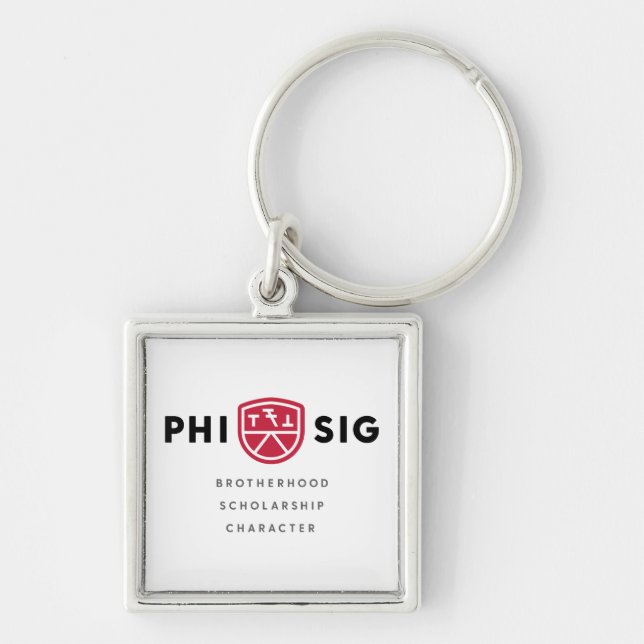 Chaveiro Princípios da Phi Sigma Kappa (Frente)