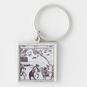 Chaveiro Prisioneiro tomado Tallard do marechal