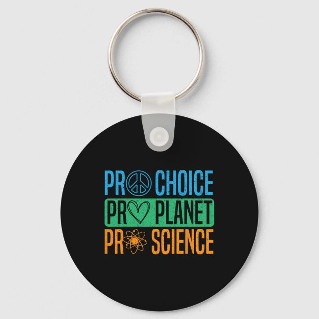 Chaveiro Pro Choice Pro Planet Pro Science Earth Day Enviro (Frente)