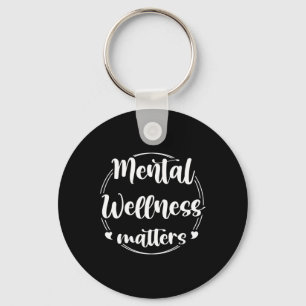 Chaveiro Problemas de bem-estar mental Sensibilização para