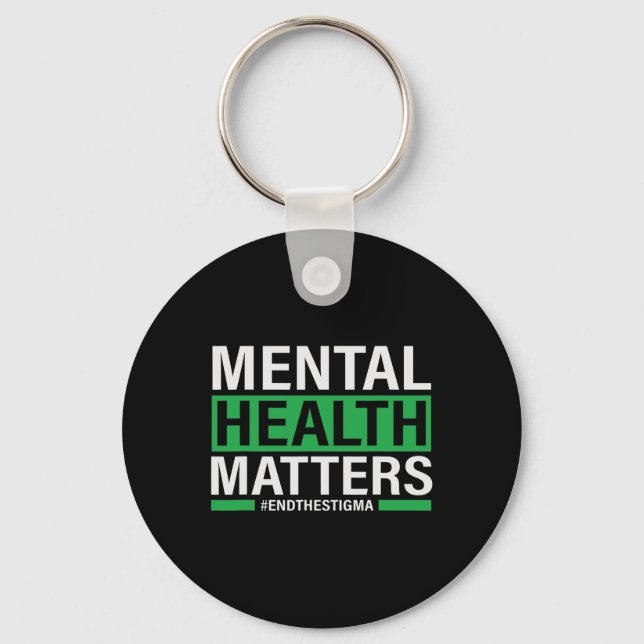 Chaveiro Problemas De Saúde Mental Acabam Com A Saúde Menta (Frente)