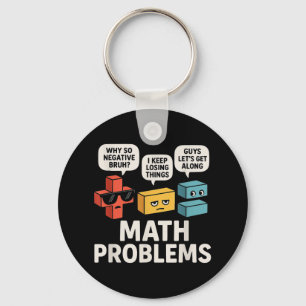 Chaveiro Problemas Matemáticos Símbolos Engraçados Professo