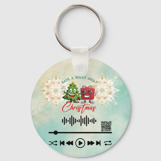 Chaveiro Procure por vídeo, " A Jolly Holly " (Verso)