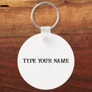 Chaveiro Produto Personalizável Adicione Seu Próprio Texto