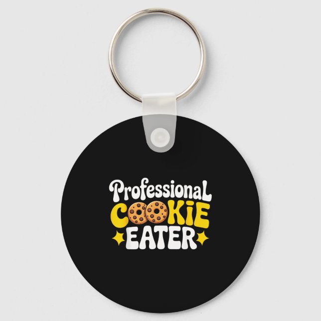 Chaveiro Professional Cookie Eater Cookie Lover Chocolate C (Frente)