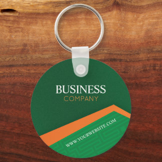 Chaveiro Professional Green with Orange Stripe Corporate