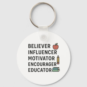 Chaveiro PROFESSOR Acreditador Influenciador Motivador Ince