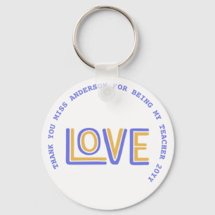 Chaveiro PROFESSOR ADORA PRESENTE Personalizado INSPIRE aba