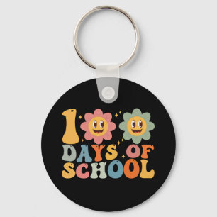 Chaveiro Professor Crianças Retro Groovy 100 Dias de Escola