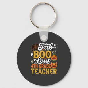 Chaveiro Professor de 4ª série Faboolous no Halloween