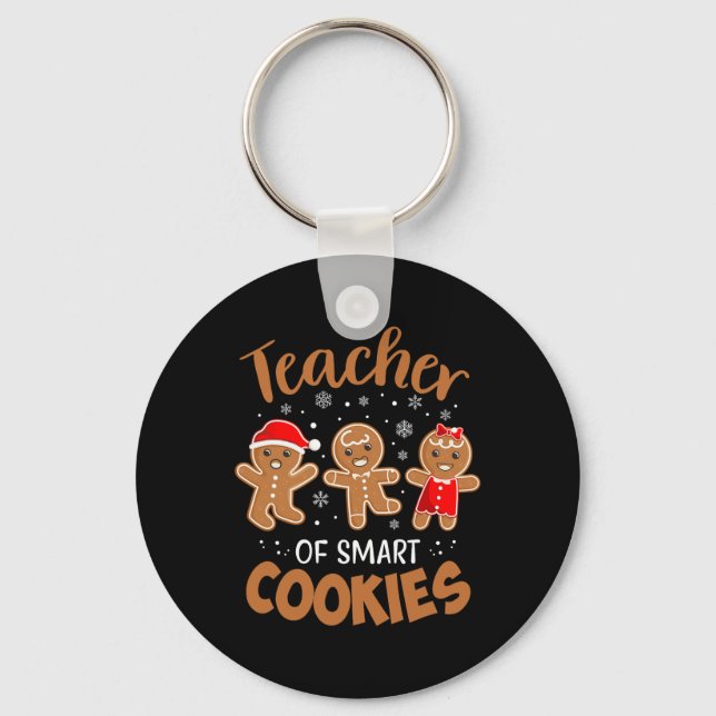 Chaveiro Professor De Biscoitos Inteligentes Chá De Natal D (Frente)