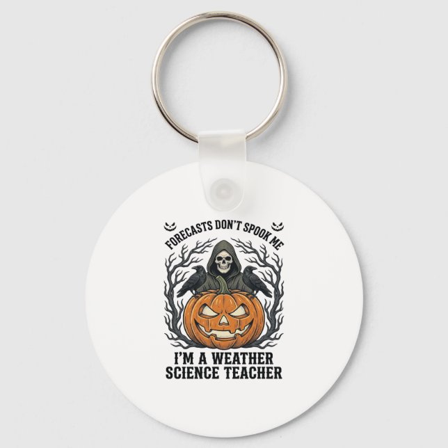 Chaveiro Professor de Clima Halloween Sinistro Ceifador Abó (Frente)