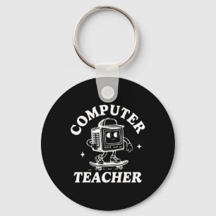 Chaveiro Professor de Computação Skate de Computador Ciênci