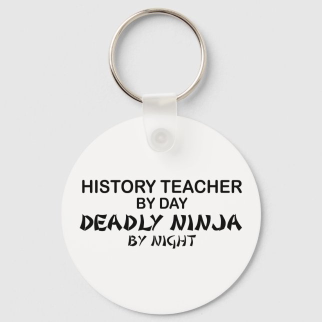 Chaveiro Professor de História Morto Ninja (Frente)