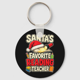 Chaveiro Professor de Leitura Papai Noel Litvibescy Favorit