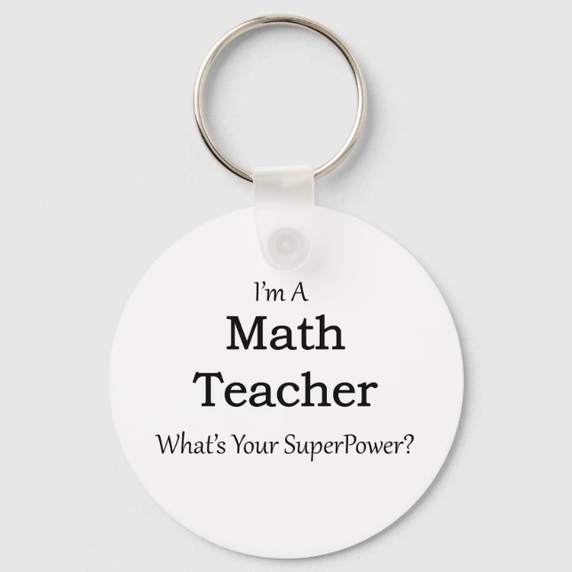 Chaveiro Professor de Matemática (Frente)