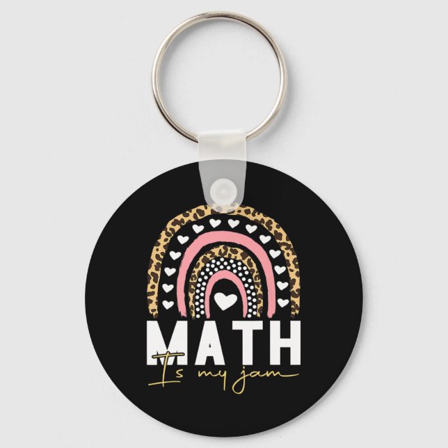 Chaveiro Professor de Matemática - Matemática é minha paixã (Frente)