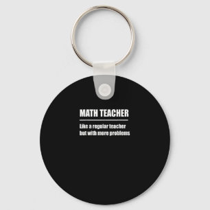 Chaveiro Professor De Matemática, Professor Regular, Mas Ma