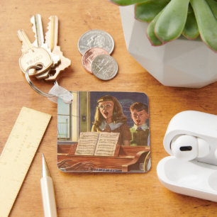 Chaveiro Professor de Música Vintage Ensinando Estudantes a