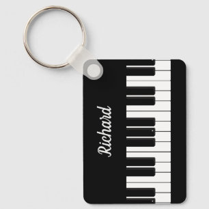 Chaveiro Professor de Piano Personalizado Teclado