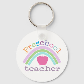 Chaveiro Professor de pré-escola Arco-Íris