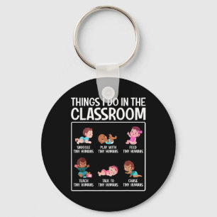 Chaveiro Professor de Pré-Escola de Creche Coisas que Faço 