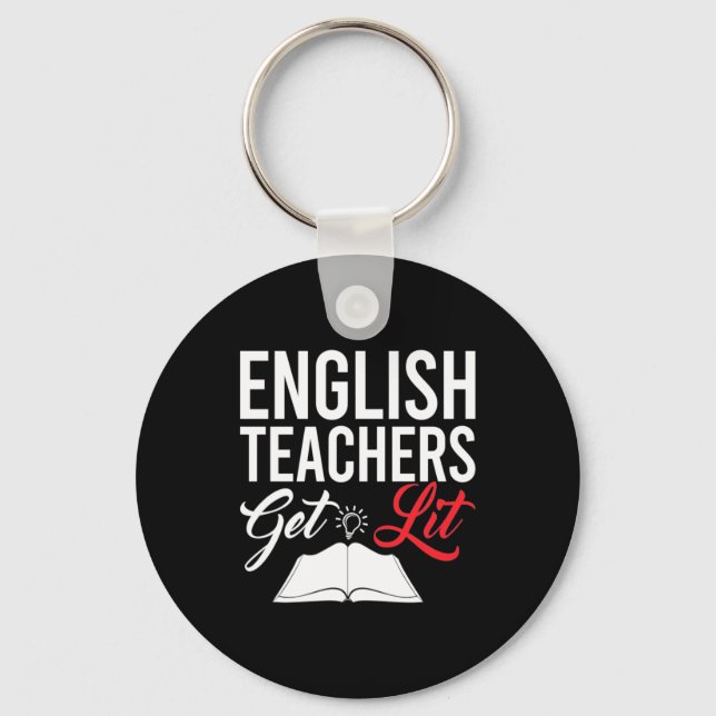 Chaveiro Professor de presentes | Professores Em Inglês Fic (Frente)