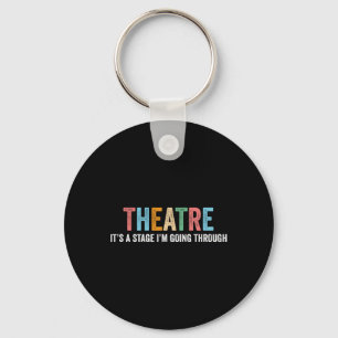 Chaveiro Professor de Teatro Dramático Engraçado Palco Peça