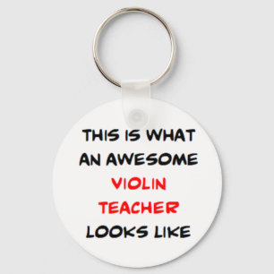 Chaveiro professor de violino, incrível
