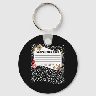 Chaveiro Professor Engraçado de Notebook de Composição Hall