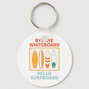 Chaveiro Professor Engraçado Verão Surfando Surfista Férias