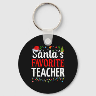 Chaveiro Professor Favorito do Papai Noel Natal Piada de Na