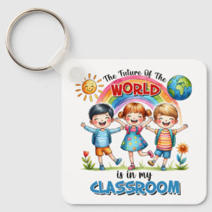 Chaveiro Professor O Futuro Do Mundo Está Na Minha Sala De