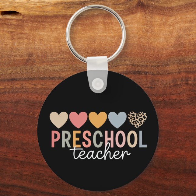 Chaveiro Professor Pré-Escola Volta às Aulas  (Frente)