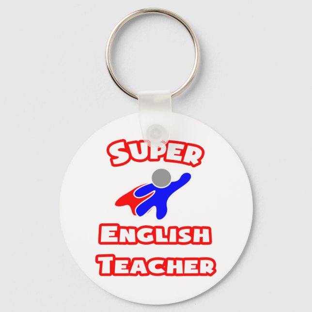 Chaveiro Professor Super Inglês (Frente)