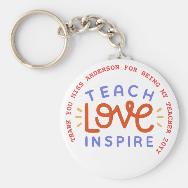 Chaveiro Professora cita preciosa aposentadoria despedida (Frente)